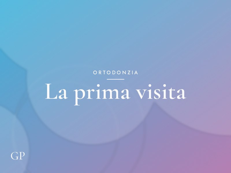 Prima visita pedodontica