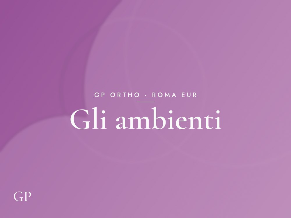 Ambienti dello studio GP Ortho